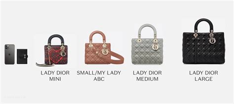 dior mini sizes